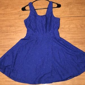 Blue dress
